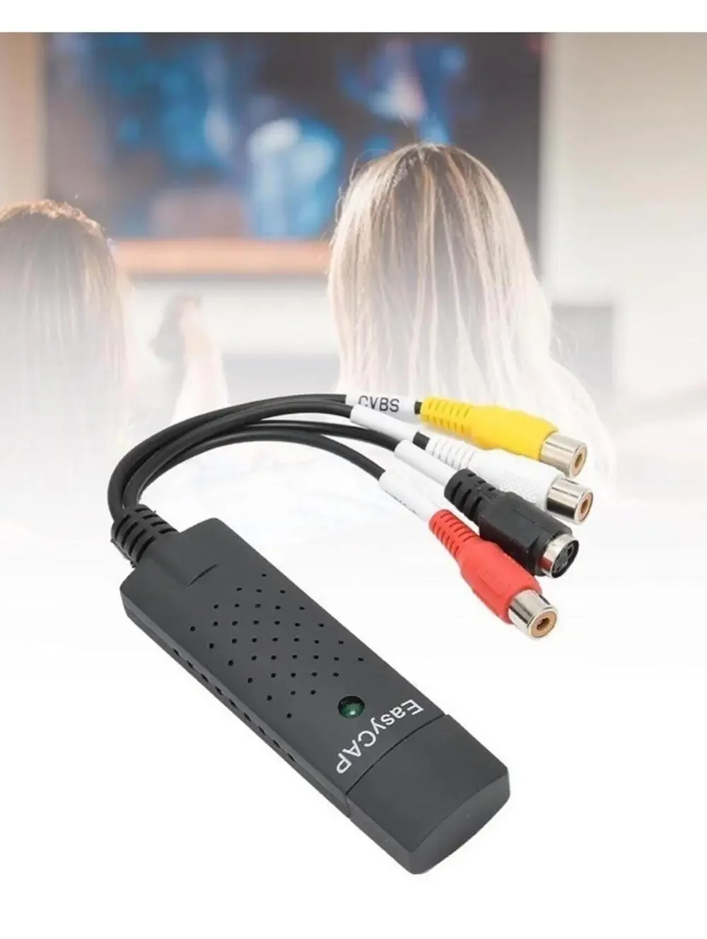 Easy Capture 2.0 Video Adapter With Audio Capture Edit High Quality Video Audio